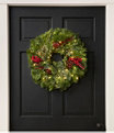 Woodland Canella Berry Lighted Wreath 20", One Color, small image number 1