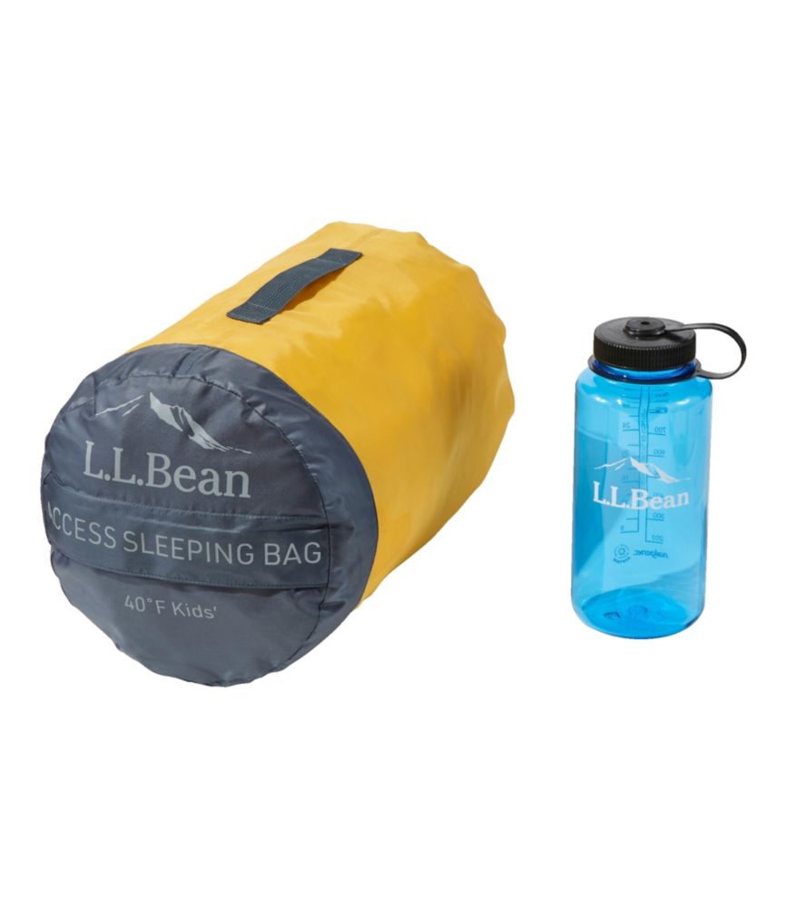 Kids' L.L.Bean Access Sleeping Bag, 40°, Field Gold, small image number 3