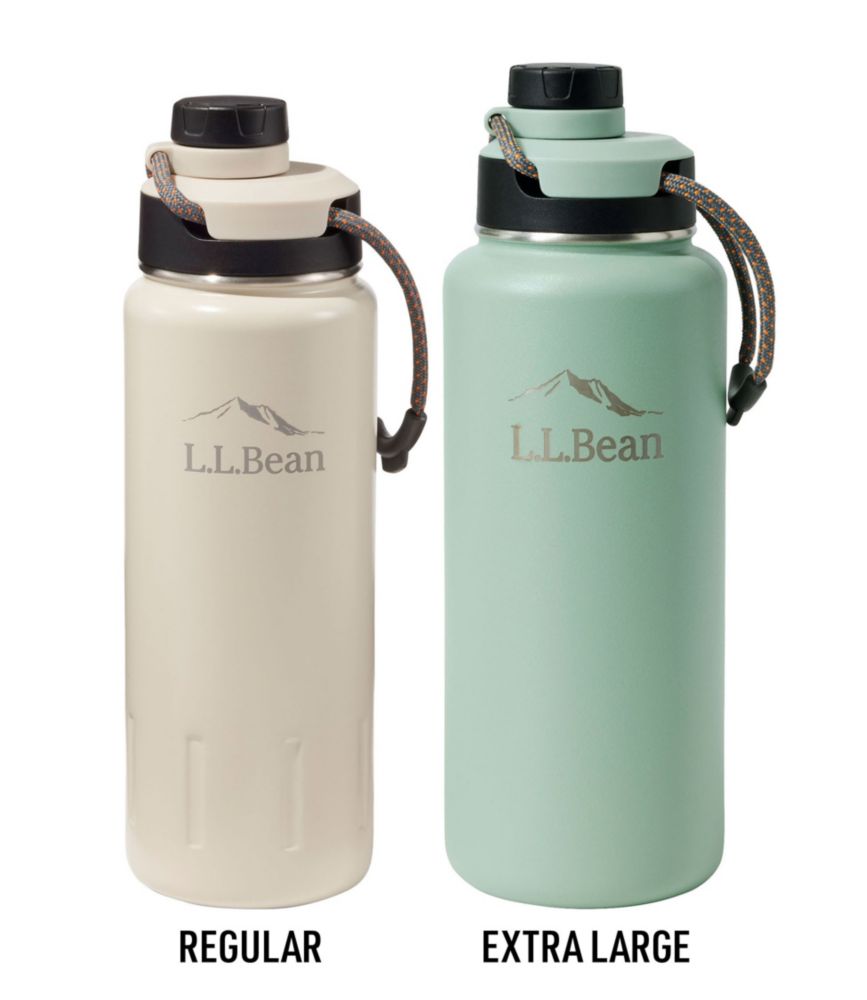 L.L.Bean Insulated Bean Canteen Water Bottle, Emerald Spruce, small image number 2