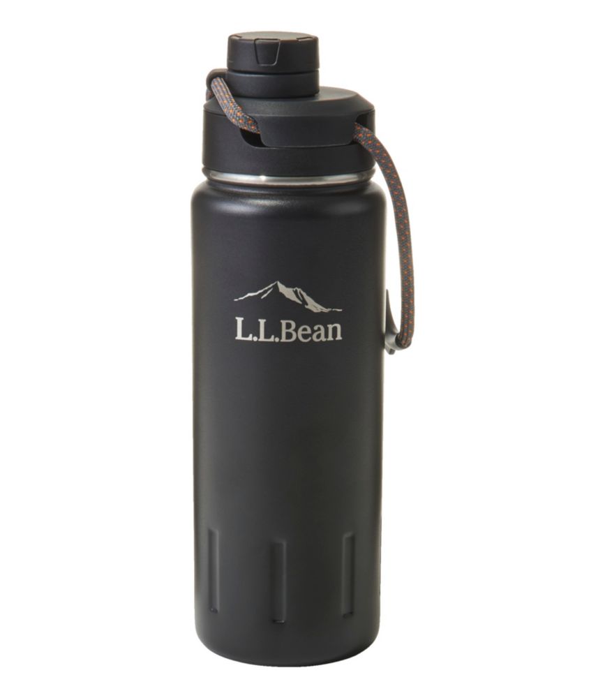 L.L.Bean Insulated Bean Canteen Water Bottle, 24 oz., Black, small image number 0