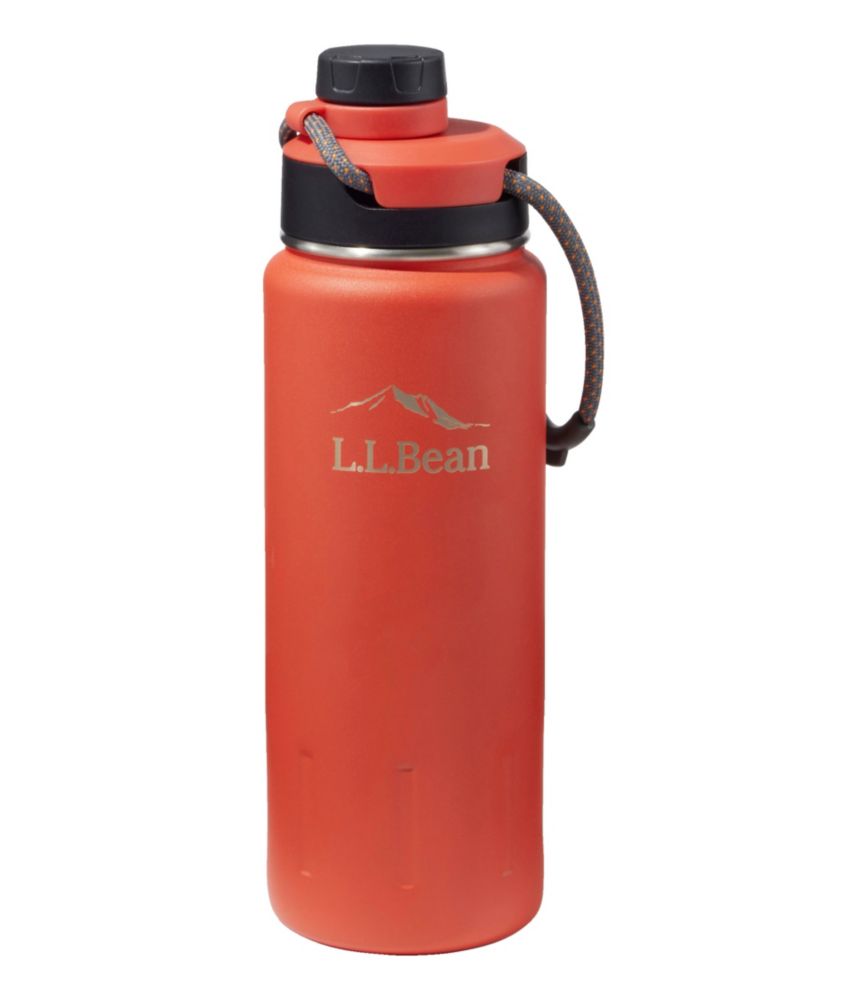 L.L.Bean Insulated Bean Canteen Water Bottle, Orange, small image number 1