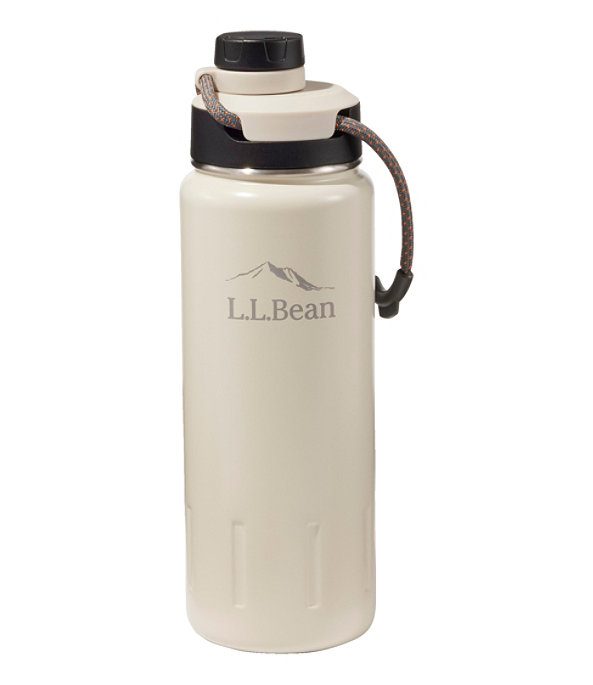 L.L.Bean Insulated Bean Canteen Water Bottle, 24 oz., Whalebone, large image number 0