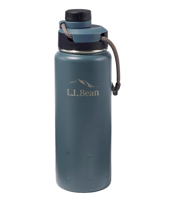 L.L.Bean Insulated Bean Canteen Water Bottle, 24 oz., Rangeley Blue, large image number 0