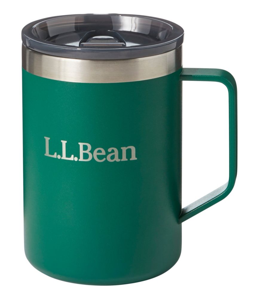 L.L.Bean Insulated Bean Canteen Water Bottle Emerald Spruce Regular, Stainless Steel