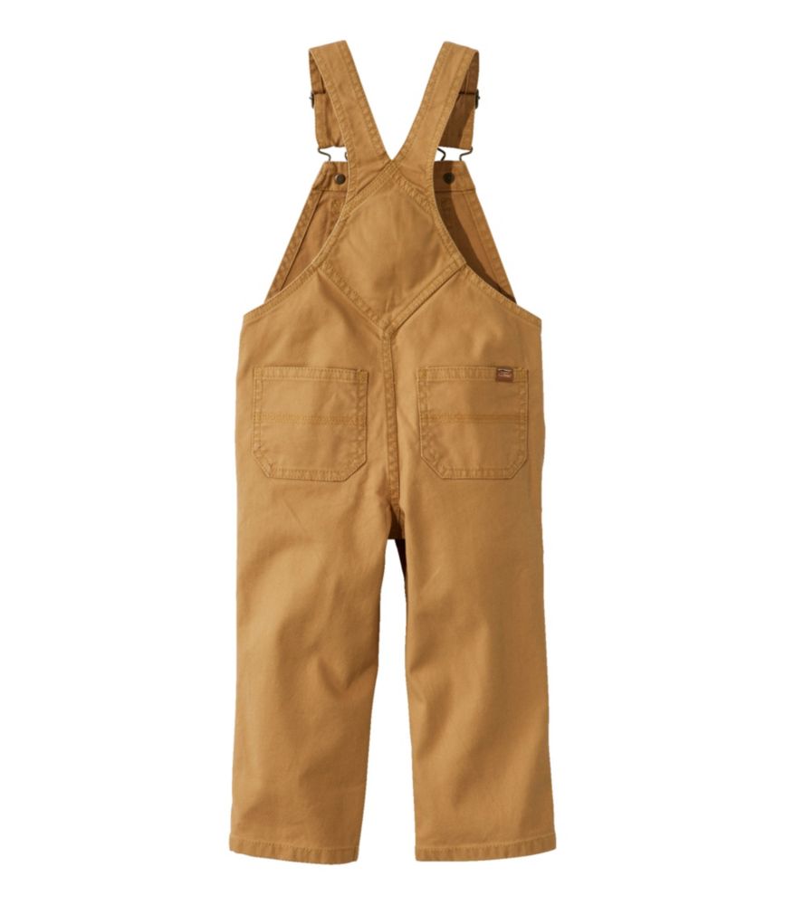 Toddlers' Rugged Utility Overalls, Marsh Brown, small image number 3