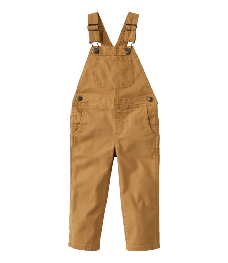 Toddlers' Rugged Utility Overalls, Marsh Brown, small image number 1