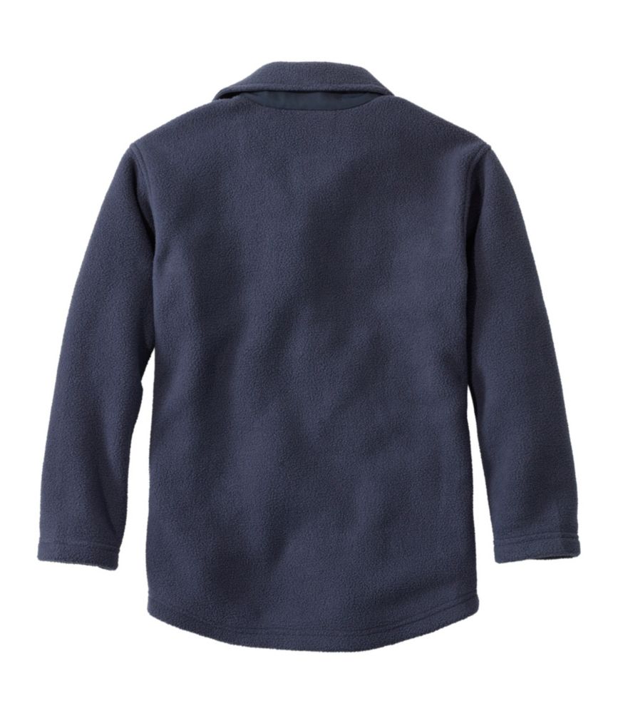 Kids' Cozy Fleece Shirt Jacket, Carbon Navy, small image number 6