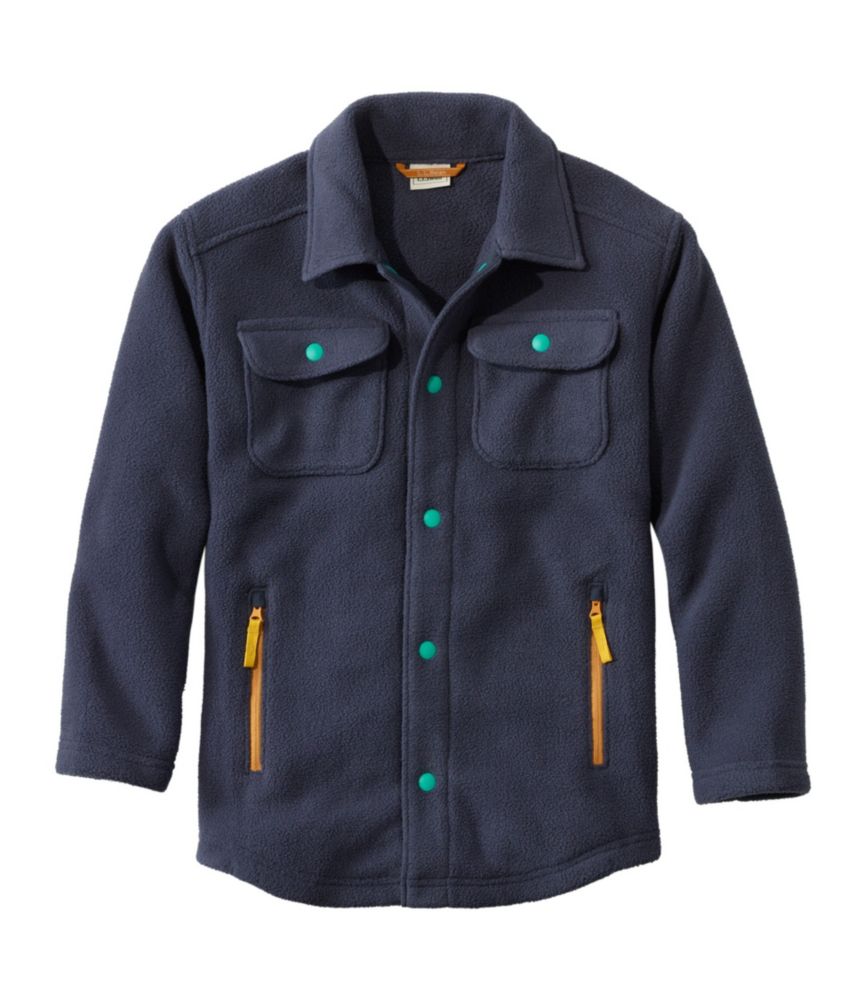 Kids' Cozy Fleece Shirt Jacket