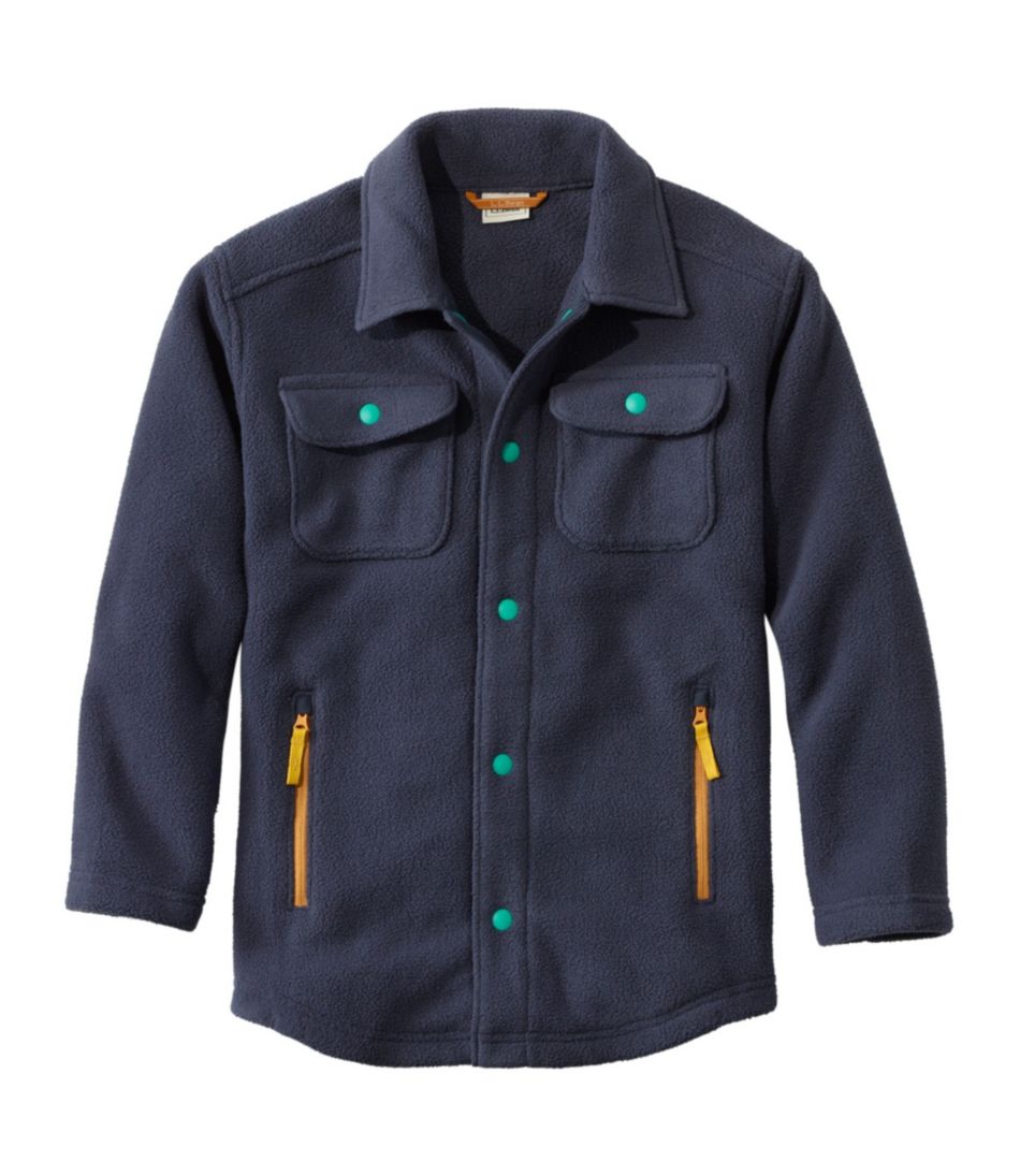 Kids' Cozy Fleece Shirt Jacket Kids' Cozy Fleece Shirt Jacket