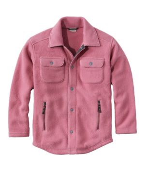 Kids' Cozy Fleece Shirt Jacket