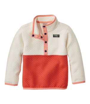 Infants' and Toddlers' Quilted Quarter-Snap Pullover, Colorblock