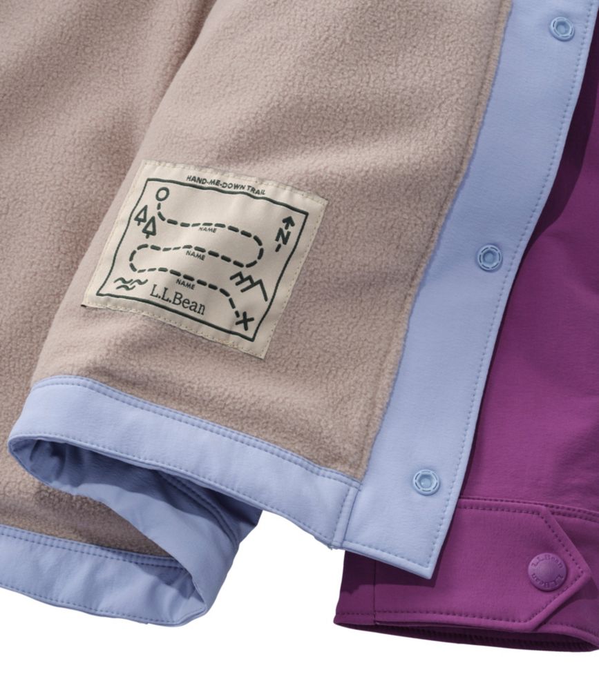 Kids' Boundless Softshell Jacket, Colorblock