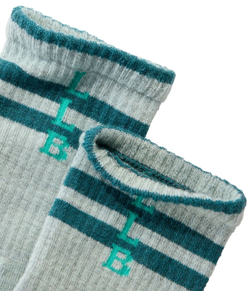 Kids' L.L.Bean Katahdin Socks, Stripe, Arctic Blue/Lilac, small image number 2