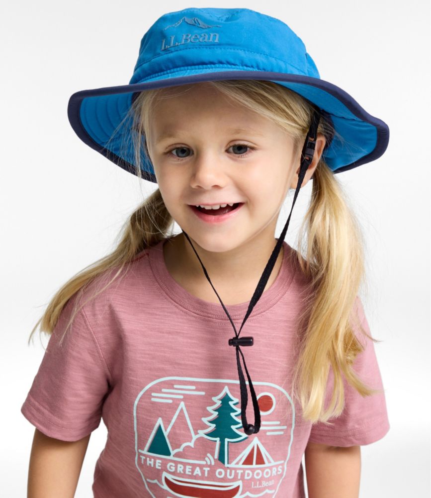 Toddlers' L.L.Bean Sun Shade Bucket Hat, Blue Water, small image number 6