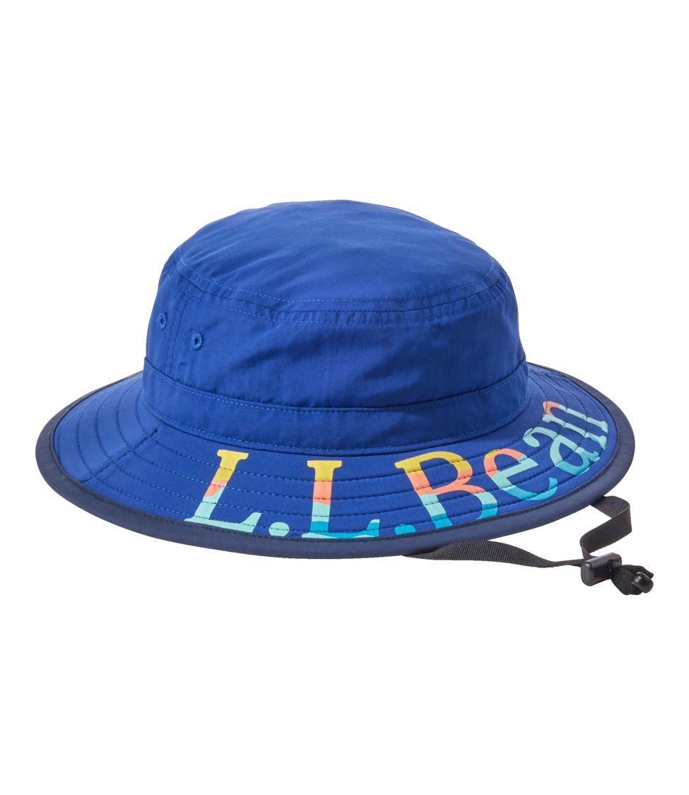 Toddlers' L.L.Bean Sun Shade Bucket Hat Indigo Ink 12-24m, Synthetic/Nylon