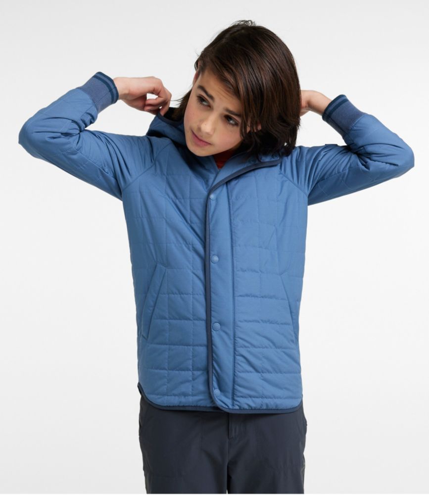 Kids' L.L.Bean Cozy Quilted Jacket, Moonlight Blue, small image number 4