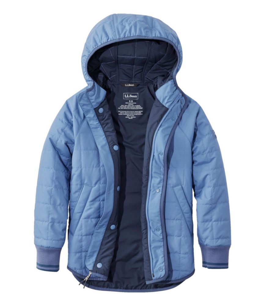 Kids' L.L.Bean Cozy Quilted Jacket, Moonlight Blue, small image number 5