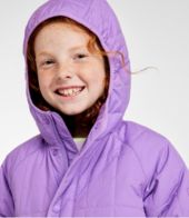 Kids' L.L.Bean Cozy Quilted Jacket Moonlight Blue L 14-16, Synthetic