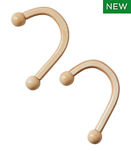 Wooden Stocking Hangers, Set of Two