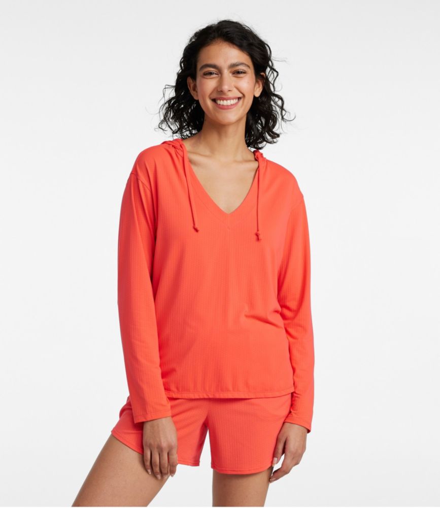 Women's Sand Beach Cover-Up, Hooded Pullover, Beach Glass, small image number 2