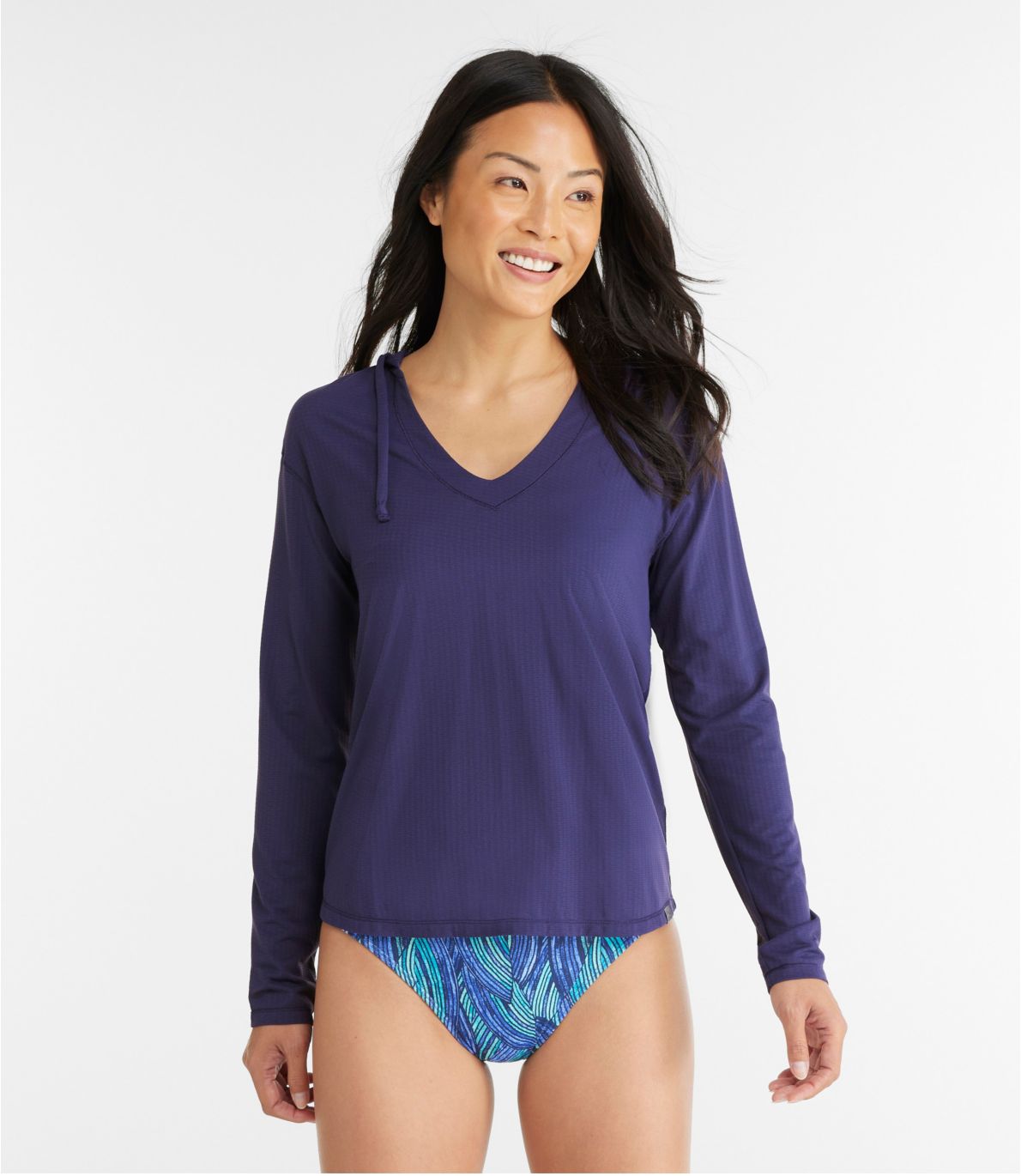 Women's Sand Beach Cover-Up, Hooded Pullover at L.L. Bean