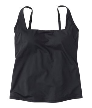 Women's New Currents Swimwear, Squareneck Tankini Top