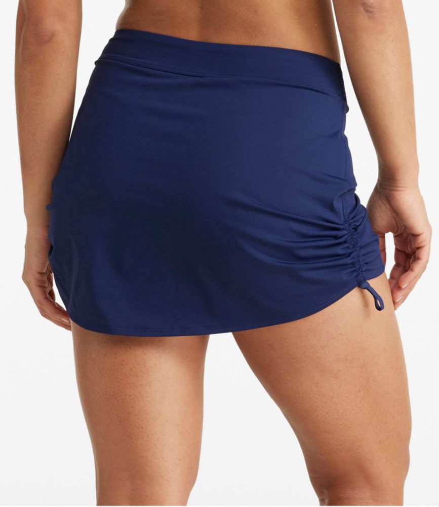 Women's New Currents Swimwear, Ruched Swim Skort, , small image number 3