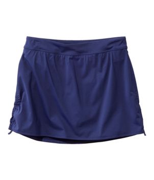 Women's New Currents Swimwear, Ruched Swim Skort