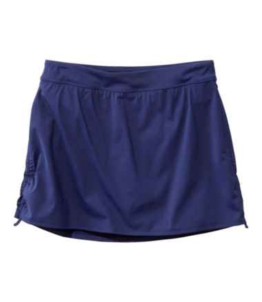 Women's New Currents Swimwear, Ruched Swim Skort