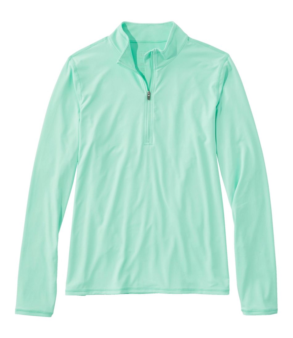 Women's SunSmart® UPF 50+ Sun Shirt, Quarter-Zip | Swimwear at L.L.Bean