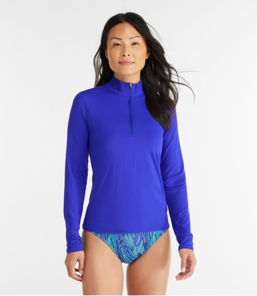 Women's SunSmart® UPF 50+ Sun Shirt, Quarter-Zip