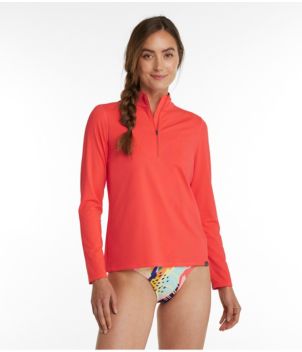 Women's SunSmart® UPF 50+ Sun Shirt, Quarter-Zip