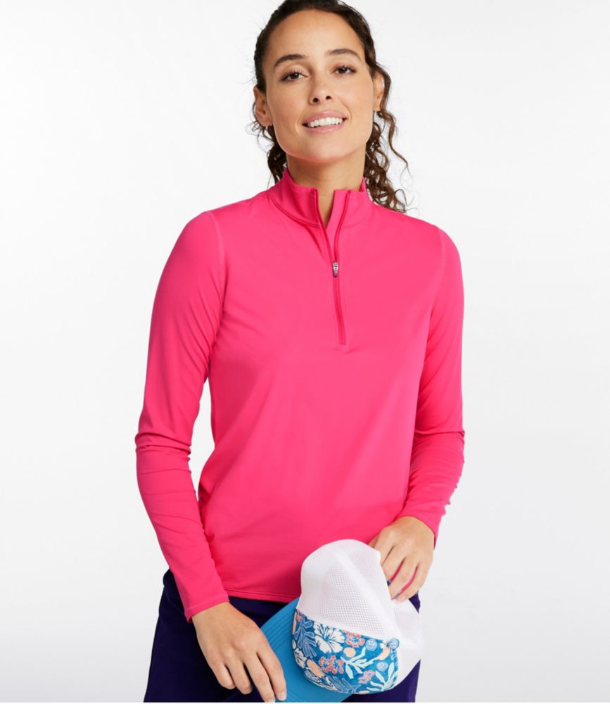 Women's SunSmart® UPF 50+ Sun Shirt, Quarter-Zip