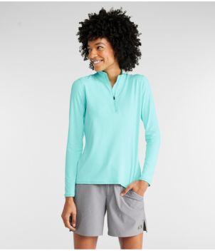 Women's SunSmart® UPF 50+ Sun Shirt, Quarter-Zip