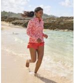 Women's SunSmart® UPF 50+ Sun Shirt, Quarter-Zip Print
