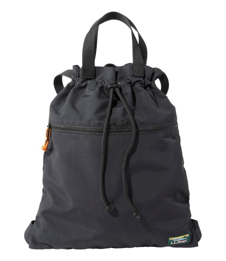 Canvas cinch outlet backpack