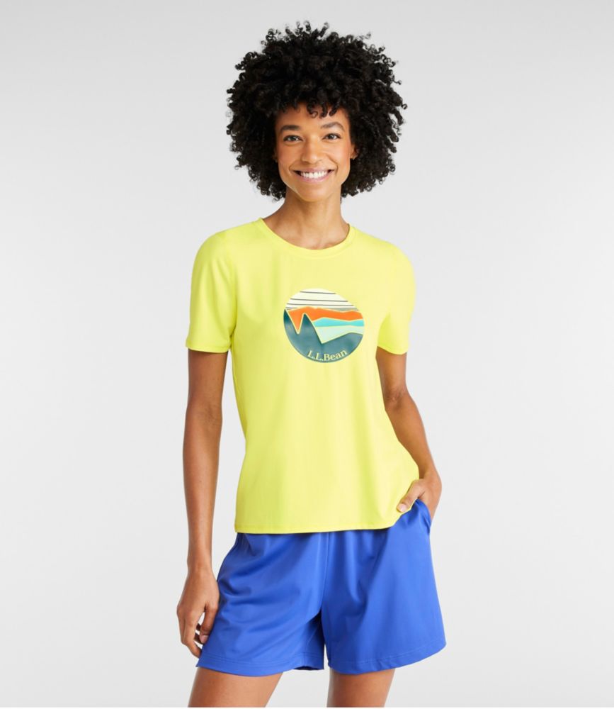 Women's SunSmart® UPF 50+ Sun Shirt, Short-Sleeve Graphic, , small image number 1