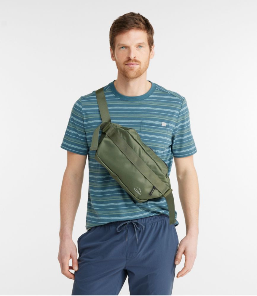 Athleisure Sling Pack, Carbon Navy/Toffee, small image number 5