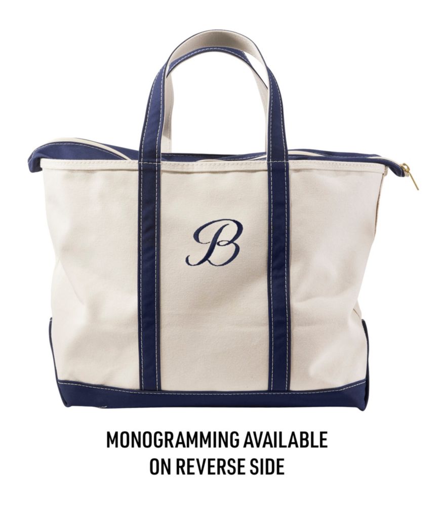 Boat and Tote, Zip-Top, Vacationland, Large | Tote Bags at L.L.Bean