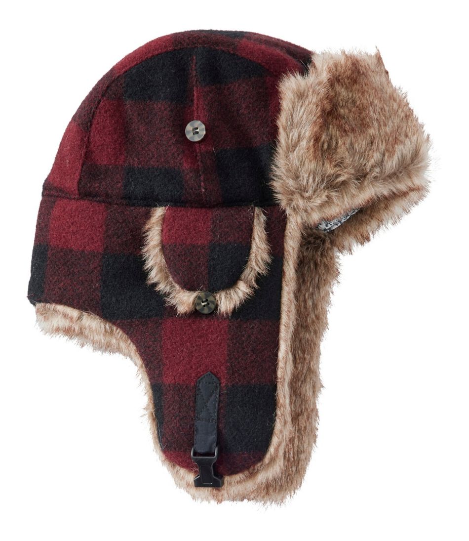 Adults' Mad Bomber Wool Hat, Plaid | Winter Hats & Beanies at L.L.Bean