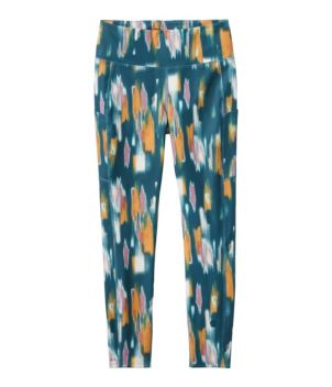 Women's L.L.Bean Everyday Performance 7/8 Leggings, High-Rise Pocket Print