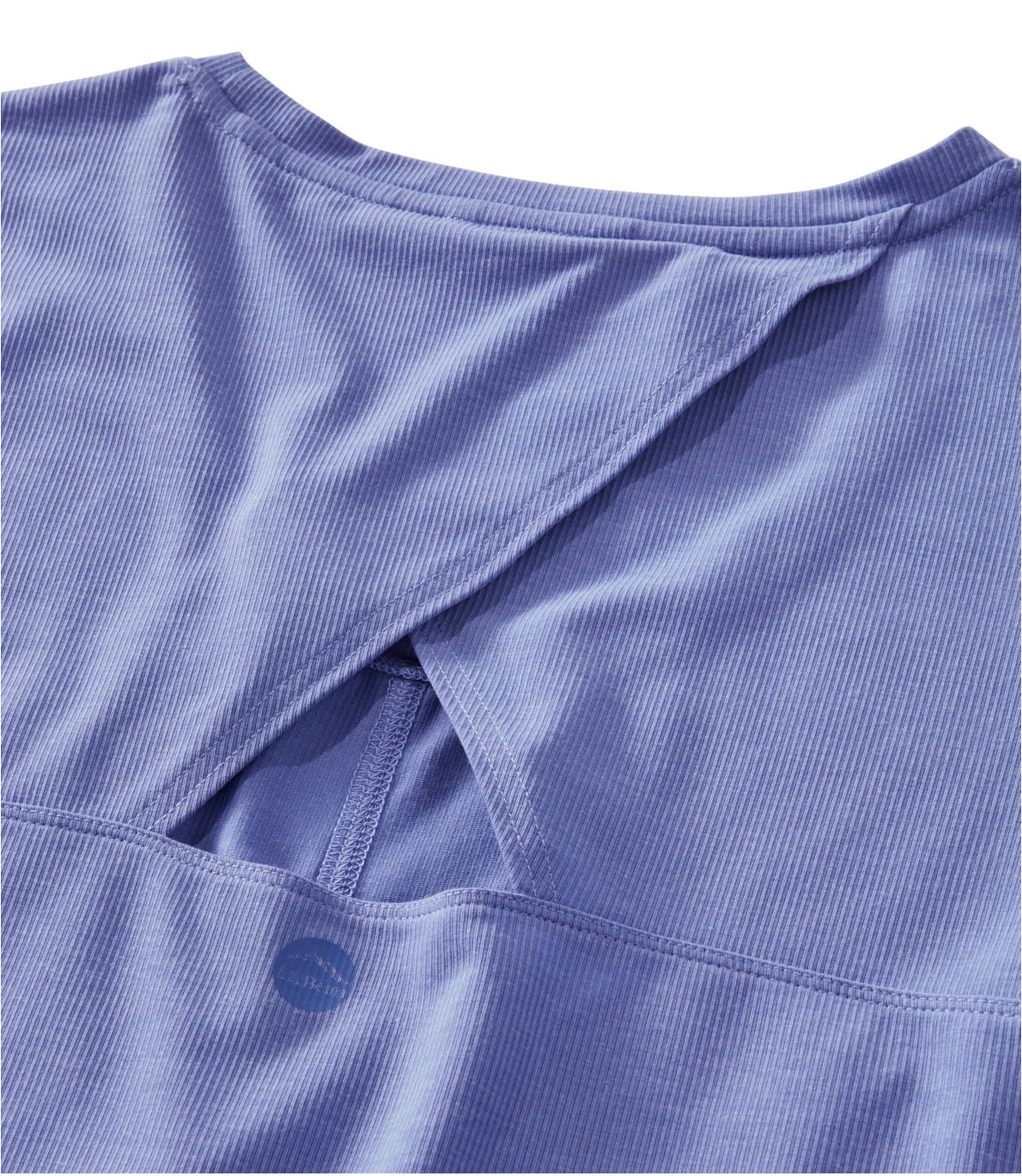 Women's Ribbed Performance Tee, Short-Sleeve