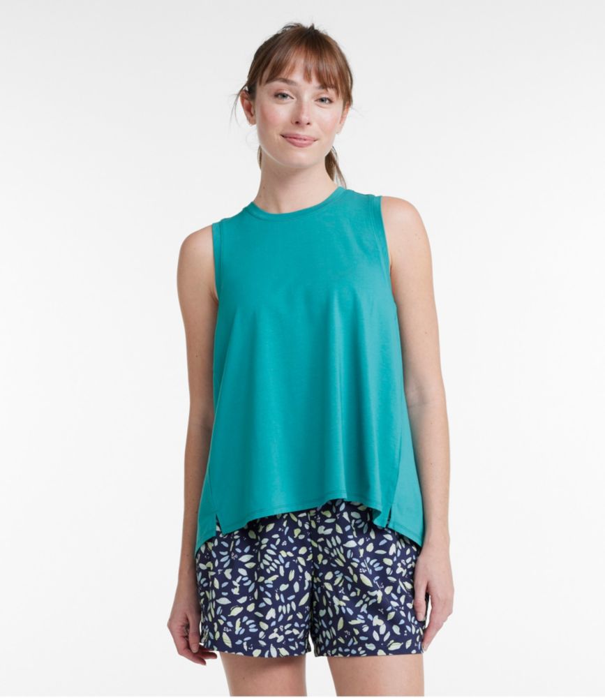 Women's Beyond Soft Tank, Pleat-Back, , small image number 1