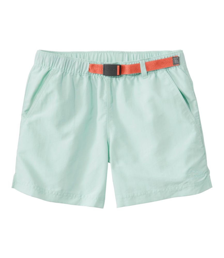 Women's Supplex Belted Shorts, Cool Sea Blue/Wild Salmon, small image number 1