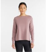 Women's Beyond Soft Tee, Pleat-Back Long-Sleeve