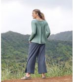 Women's Beyond Soft Tee, Pleat-Back Long-Sleeve