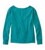 Women's Beyond Soft Tee, Pleat-Back Long-Sleeve