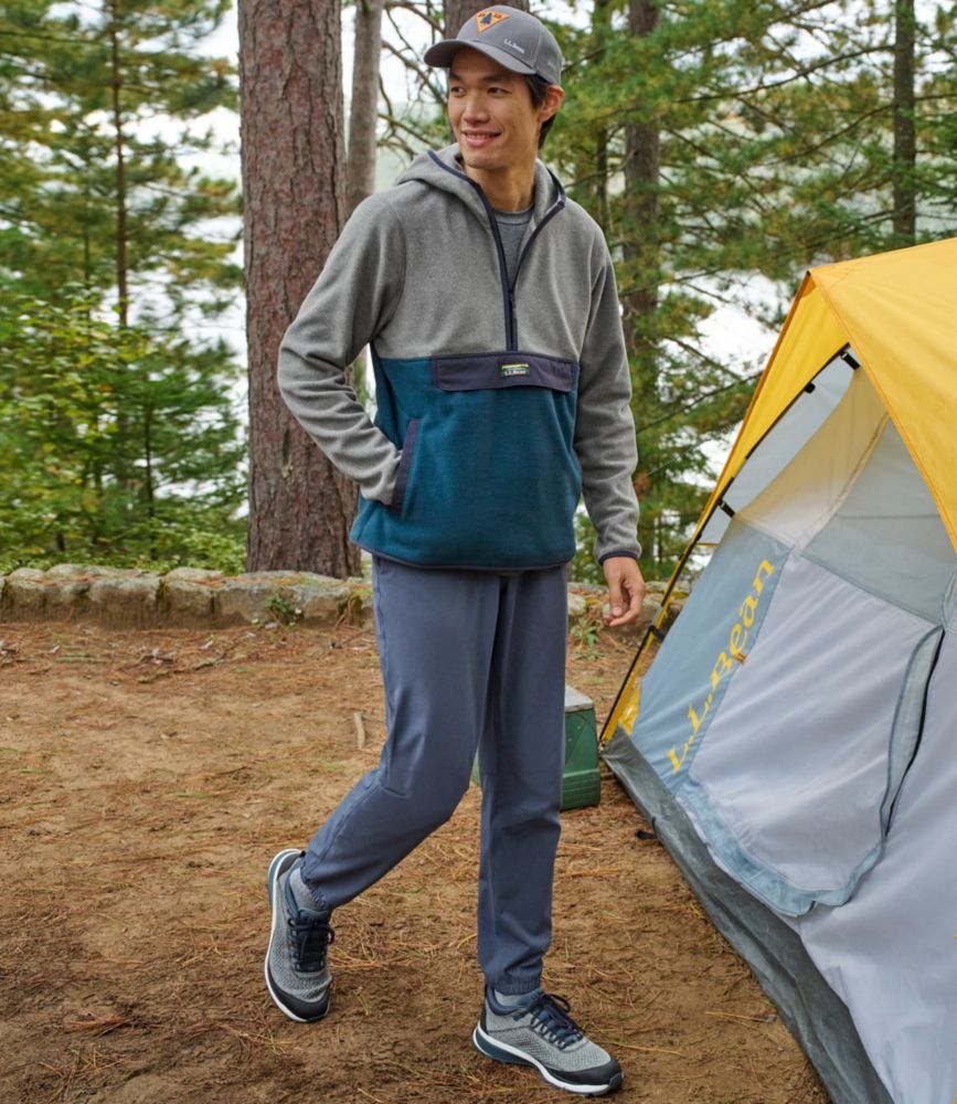 Men's Trail Fleece, Half-Zip Hooded Colorblock, , small image number 4