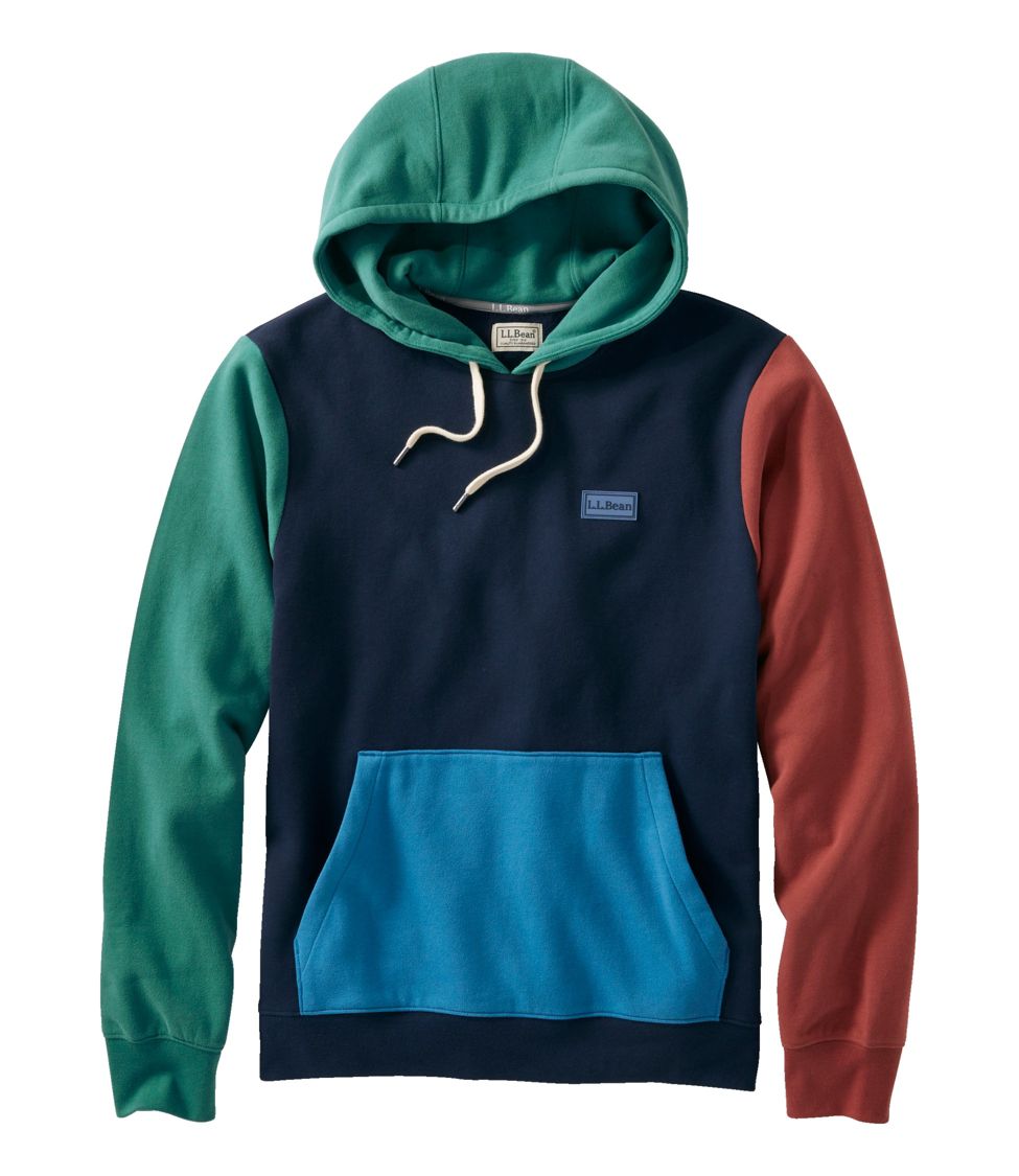 Men's L.L.Bean 1912 Sweatshirt, Hooded, Colorblock at L.L. Bean