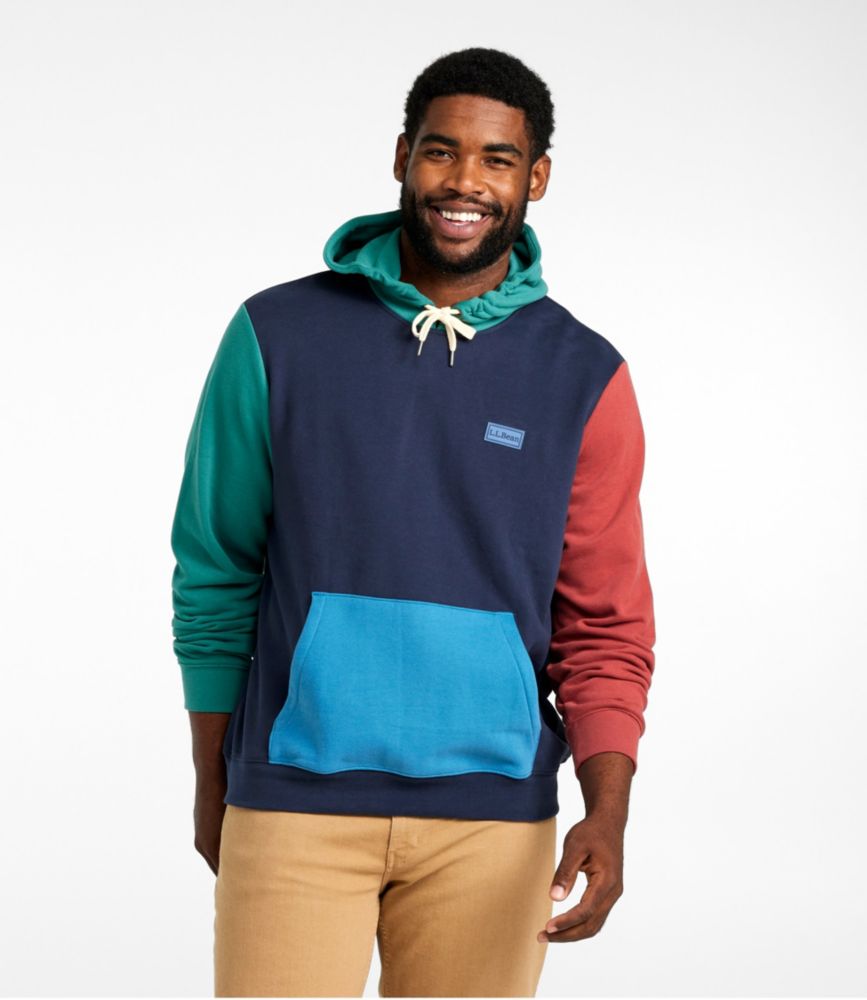 Men's L.L.Bean 1912 Sweatshirt, Hooded, Colorblock